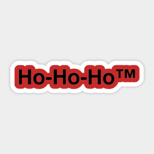 Ho-Ho-Ho - Trademark Sticker